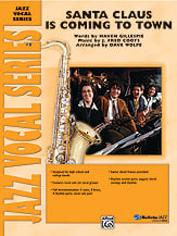 Santa Claus Is Comin' to Town Jazz Ensemble Scores & Parts sheet music cover Thumbnail